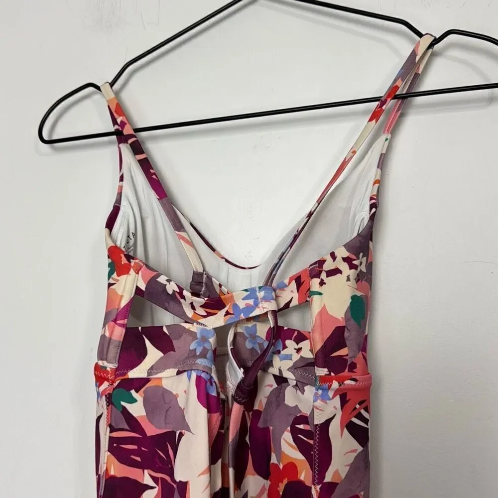 Athleta Daybreak Tropic Triangle Tankini Top M Tall